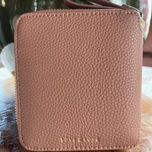 Love & Lore Pink Zip Wallet